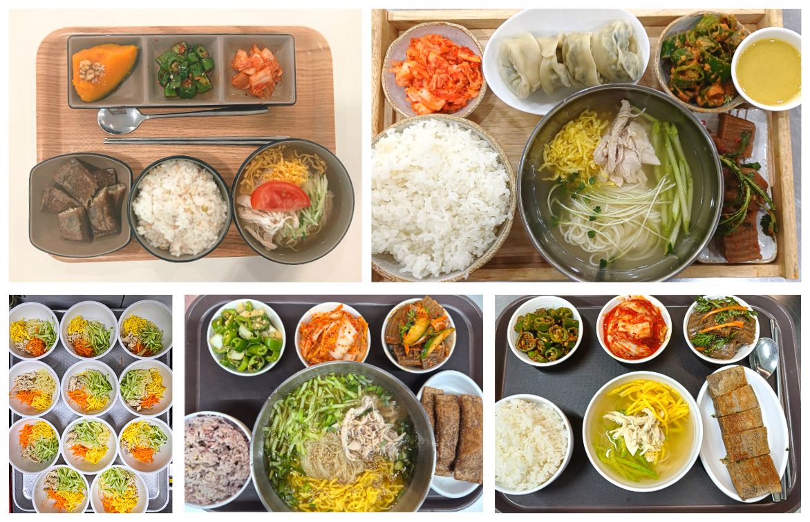 지친 더위를 날리는 시원한 초계국수와 고소한 메밀전병 한 상